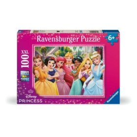 Puzzle viata de basm a printeselor Disney 100 piese XXL